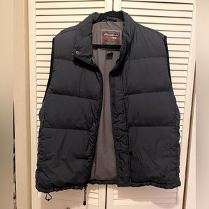 Down Eddie Bauer Men’s Vest- Navy Blue